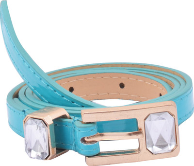 

Antiformal Women Casual, Party, Formal, Evening Blue Artificial Leather Belt