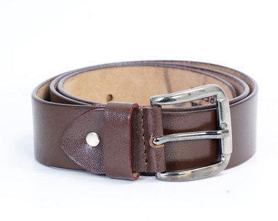 

Nigam Men Formal Brown Genuine Leather Belt