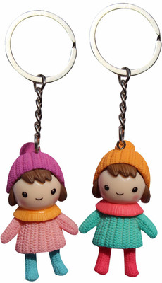 

Anishop Bestfriend Forever Cute Girls Friends Gift Key Chain(Multicolor)