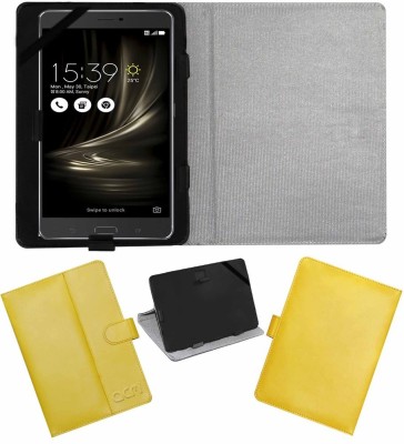 ACM Flip Cover for Asus Zenfone 3 Ultra(Yellow, Cases with Holder, Pack of: 1)