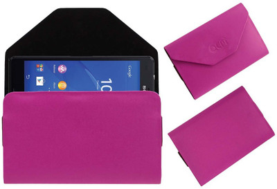 ACM Pouch for Sony Xperia Z3 Compact(Pink, Cases with Holder, Pack of: 1)
