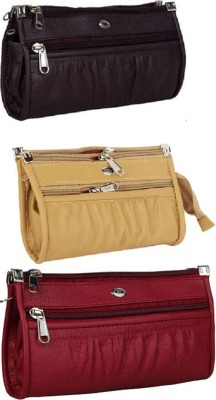 

gcompany Casual Purple, Beige, Maroon Clutch, Beige;maroon;purple