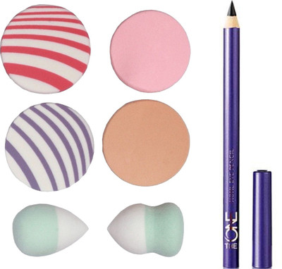 

Oriflame Sweden The ONE Kohl Eye Pencil 1.3g ( Black - 32291 ) With Puff Sponge(Set of 7)