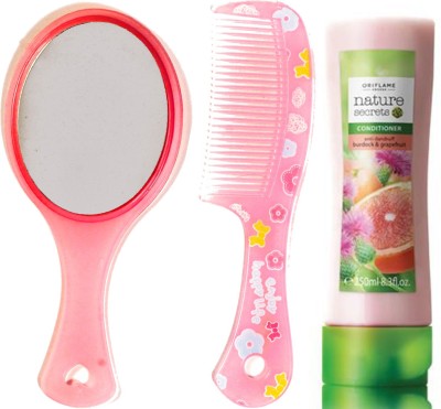 

Oriflame Sweden Nature Secrets Conditioner Anti-Dandruff with Burdock & Grapefruit 250ml (22695) With Mirror & Comb Set(Set of 3)