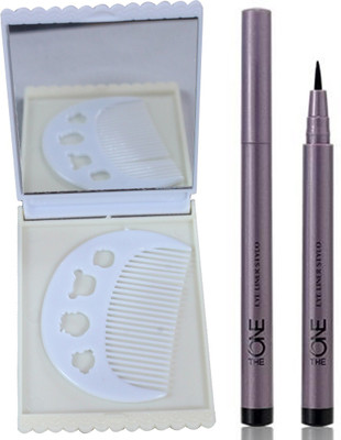 

Oriflame Sweden The ONE Eye Liner Stylo 0.8ml ( Black - 30475 ) With Comb & Mirror Set(Set of 3)