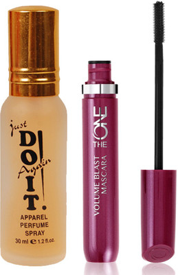 

Oriflame Sweden The ONE Volume Blast Mascara 8ml ( Black - 30460 ) With Just Doit Parfume 30ml(Set of 2)