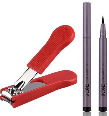 

Oriflame Sweden The ONE Eye Liner Stylo 0.8ml ( Black - 30475 ) With Nail Cutter(Set of 2)