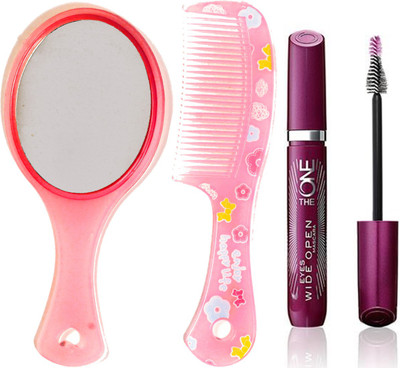 

Oriflame Sweden The ONE Eyes Wide Open Mascara 8ml ( Black - 31473 ) With Mirror & Comb Set(Set of 3)
