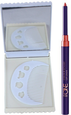 

Oriflame Sweden The ONE Colour Stylist Lip Liner ( Coral Ideal - 31438 ) With Comb & Mirror Set(Set of 3)