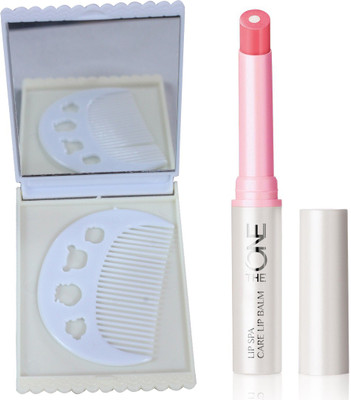 

Oriflame Sweden The ONE Lip Spa Care Lip Balm 1.7g ( Natural Pink - 31443 ) With Comb & Mirror Set(Set of 3)
