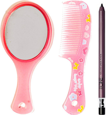 

Oriflame Sweden The ONE Gel Eye Liner Pencil 0.5g ( Black - 32091 ) With Mirror & Comb Set(Set of 3)
