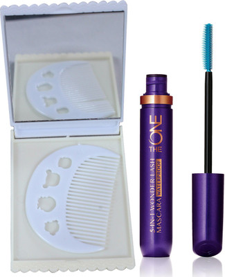 

Oriflame Sweden The ONE 5-in-1 Wonder Lash Waterproof Mascara 8ml ( Black - 33004 ) With Comb & Mirror Set(Set of 3)