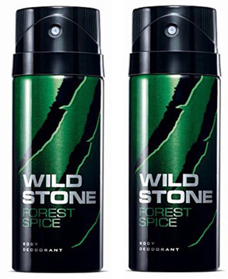 

Wild Stone Forest Spice Deodorant Spray Pack of 2 Combo (150ML each) Deodorant Spray - For Men(300 ml, Pack of 2)