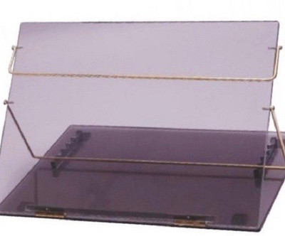 

RADISSON Premium quality 2 Compartments PURE ACRYLIC SHEET TABLE TOP ELEVATOR DESK BIG SIZE 18x24 INCH 8MM(Brown or Grey)