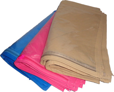 

Afrose High Quality Multipurpose Single Saree cover 15 pc For Keep saree(Multicolor)
