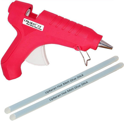 

Upkaran 110-240V 40W Heating Hot Glue Gun TRIGGER ART CRAFT REPAIR TOOLS With 2PCS STICKS Standard Temperature Corded Glue Gun(11 mm)