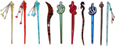 

PATHAK combo of juda sticks Bun Stick(Multicolor)