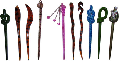 

MOOPI combo of juda sticks Bun Stick(Multicolor)