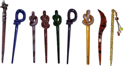 

GUPPI combo of juda sticks Bun Stick(Multicolor)