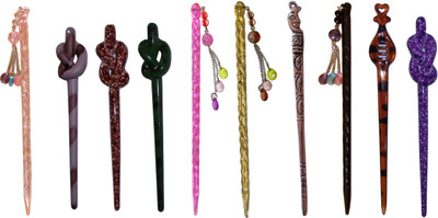

PATHAK combo of juda sticks Bun Stick(Multicolor)