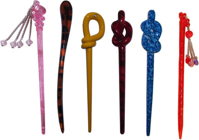 

HIPPO combo of juda sticks Hair Accessory Set(Multicolor)