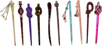 

GUPPI combo of juda sticks Bun Stick(Multicolor)