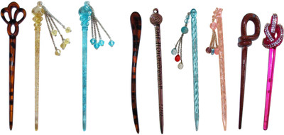 

MOOPI combo of juda sticks Bun Stick(Multicolor)