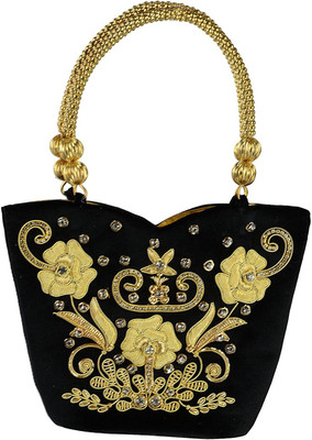 

Tooba Handicraft Hand-held Bag(Black)
