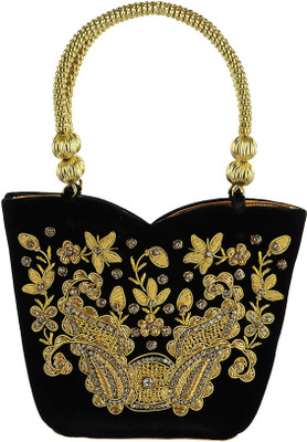

Tooba Handicraft Hand-held Bag(Black)