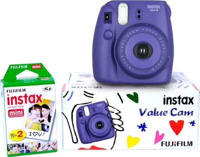 

Fujifilm Instax Camera Instax Mini 8 Value Cam (Grape) Instant Camera(Purple)