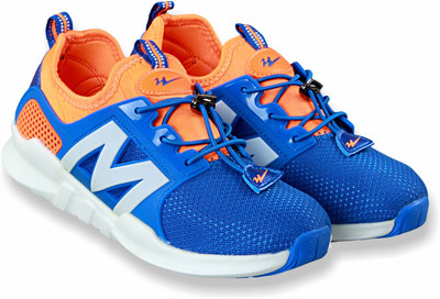 

Manas Boys & Girls Lace Walking Shoes(Blue