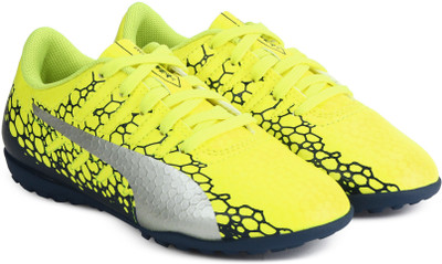 

Puma Boys & Girls Lace Sneakers(Green, Safety yellow-silver-blue dept