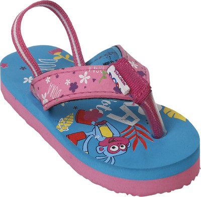 

Dora Girls Slip On Slipper Flip Flop(Green, Sea green