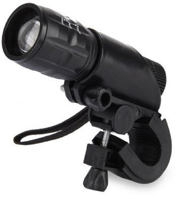 

Sukot 3 LED Mode Bicycle Headlight Head Light Led Flashlight Front Bicycle Bike Light Lamp Mount Torch + Holder Clip Mount LED Front Light(BLK), Black