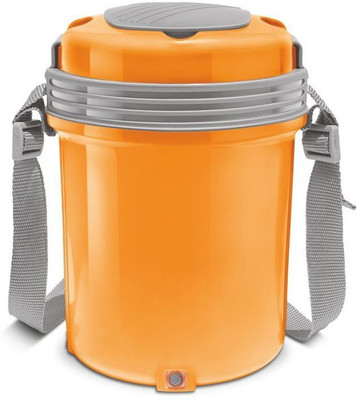 

Milton Electron 4 Containers Lunch Box(350 ml), Orange