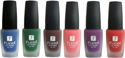 

Flickr VELVET MATTE NAIL POLISH Blue,Green,Maroon,Peach,Purple,Red(Pack of 6)