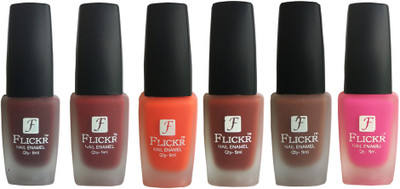 

Flickr VELVET MATTE NAIL POLISH Maroon,Reddish Maroon,Orange,Nude,Brown,Pink(Pack of 6)