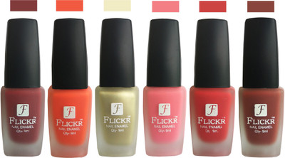 

Flickr VELVET MATTE NAIL POLISH Reddish Maroon,Orange,Golden,Peach,Red,Nude(Pack of 6)