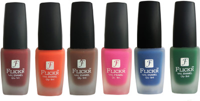 

Flickr VELVET MATTE NAIL POLISH Reddish Maroon,Orange,Brown,Pink,Blue,Green(Pack of 6)