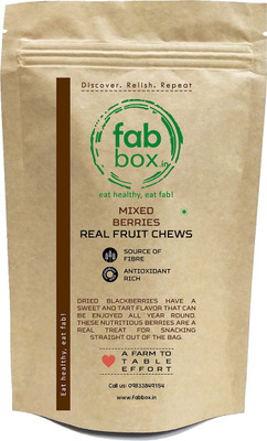 

FabBox Morning Berries Mix ( Dried Cranberries + Dried Blackberries ) Assorted Fruit(80, Pouch)