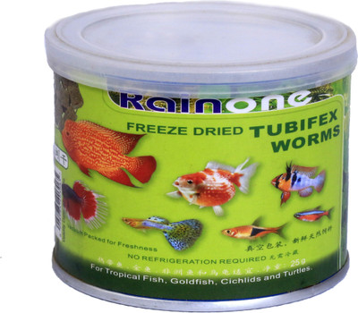 

toya Rainone Tubifix Worms 25 gm 25 g Dry Fish Food