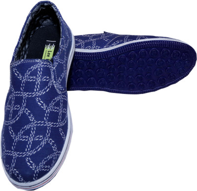 kosovo pps008 Canvas Shoes For Men(Blue
