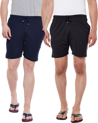 MACK JONNEY Solid Men Multicolor Regular Shorts