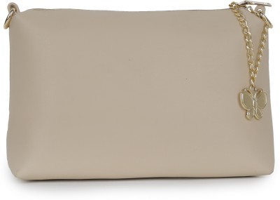 

Butterflies Women Casual Beige PU Sling Bag