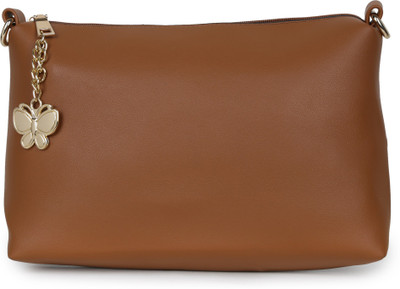 

Butterflies Women Casual Brown PU Sling Bag