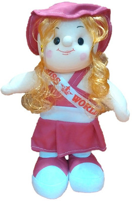 

Saroj Golden Petals Naughty Doll - 32 cm(Multicolor)