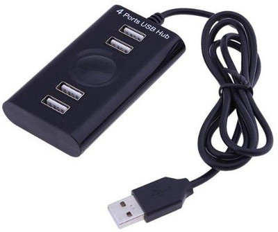 

BB4 NEW 4 PORT HUB HI SPEED USB 2.0 USB Adapter(Black)