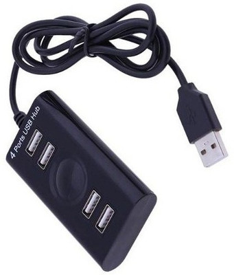 

Freya NEW HIGH SPEED 4 PORT USB Splitter Expansion Adaptor USB Hub(Black)