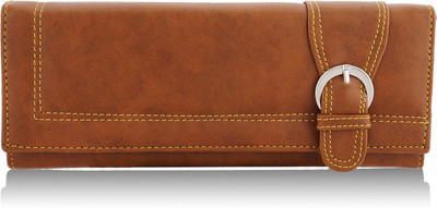 

Fantosy Women Casual Tan Artificial Leather Wallet(4 Card Slots)