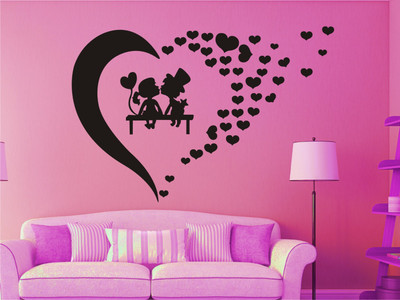 

Wall Guru  Home Décor wall Sticker(Pack of 1, Black